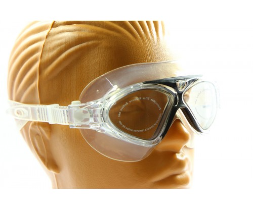 Povit Yetişkin Yüzücü Gözlüğü Siyah-Beyaz